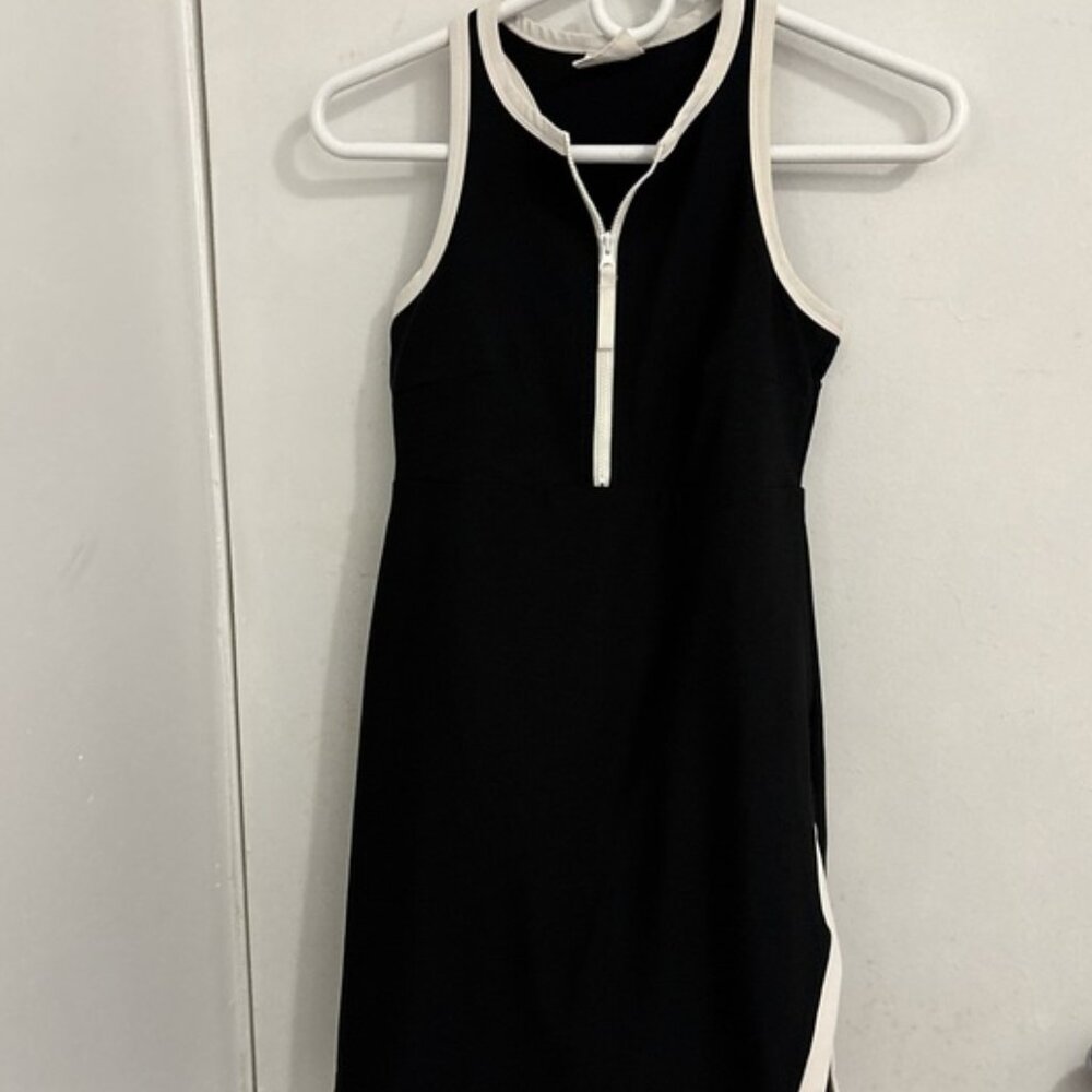 Black and Cream Dress